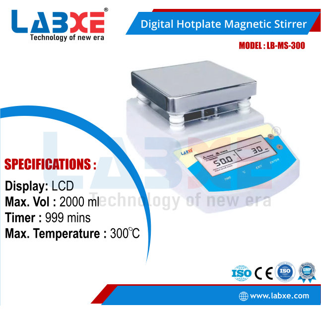 Digital Hotplate Magnetic Stirrer_labxe