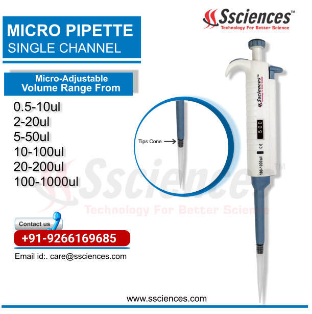 variable volume micro pipette