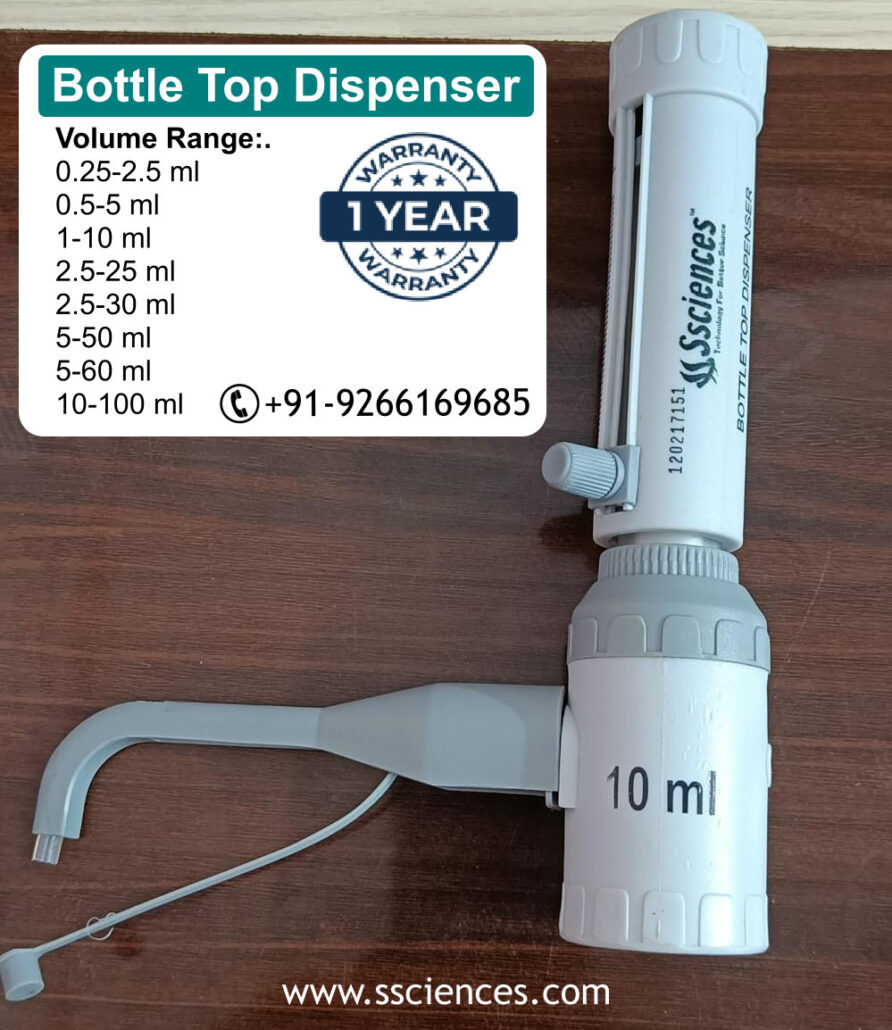 BOTTLE TOP DISPENSER FOR LIQUID MEASURING