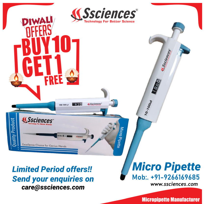 MICROPIPETTE DIWALI OFFER !! BUY 10 GET 1 FREE