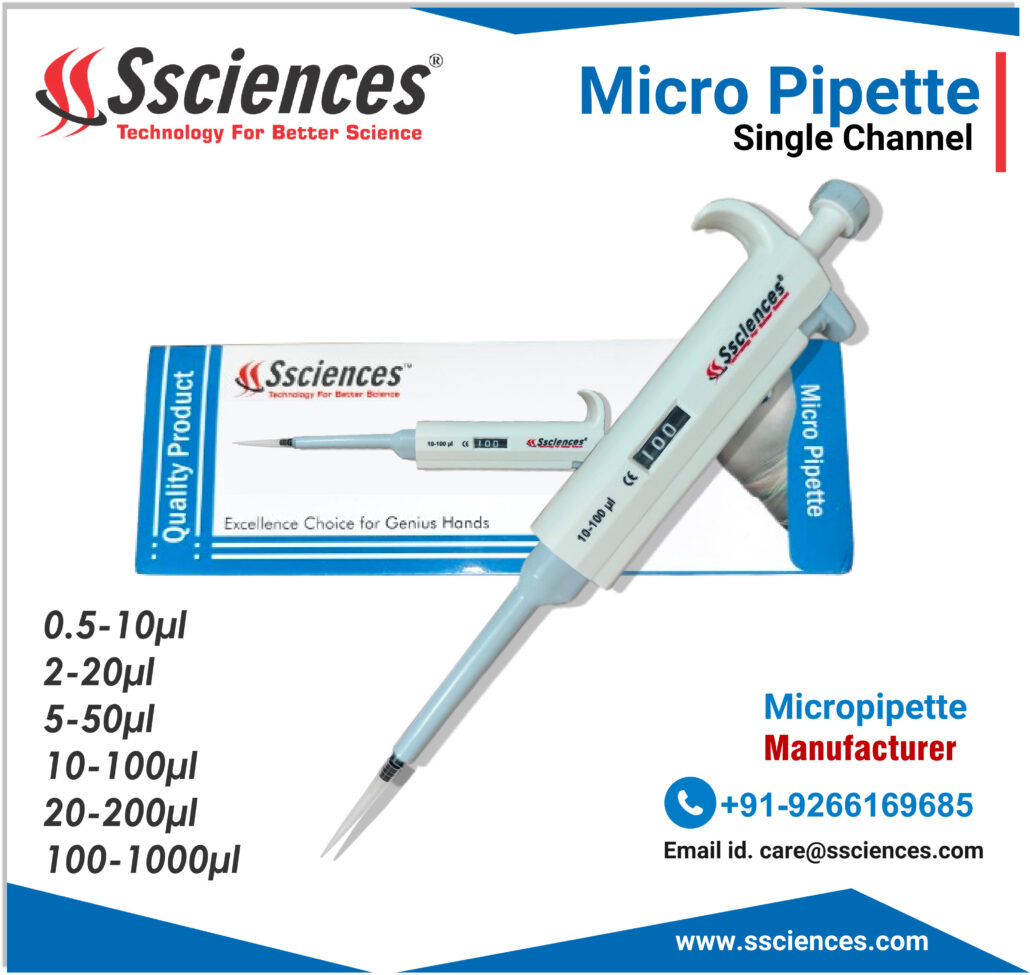 Micro Pipette Single Channel (Variable Volume) Adjustable Ranges 9266169685