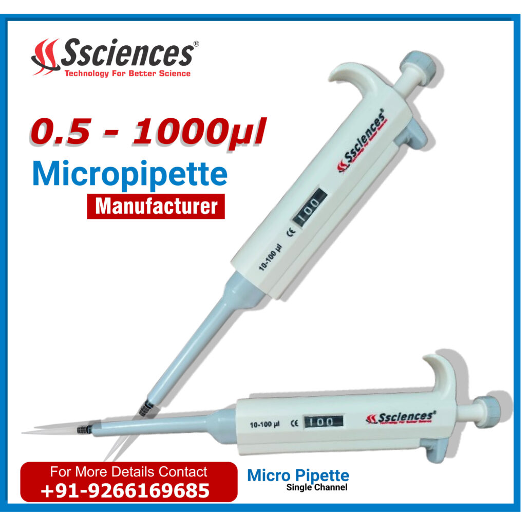 Micropipette Manufacturer in India | 9266169685