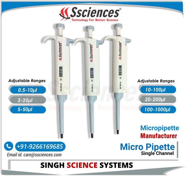 SSciences Single-Channel Micropipettes