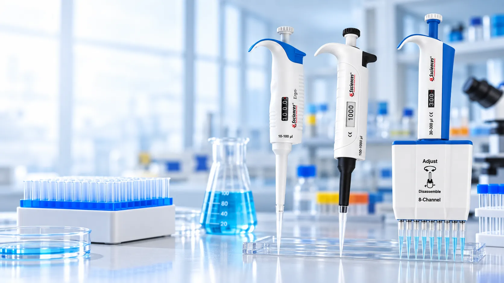How to choose the right micropipette for your laboratory with SSCIENCES liquid handling instruments