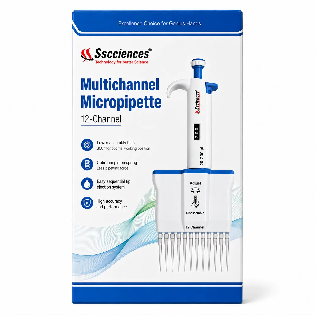 Ssciences 12 channel micropipette front packing